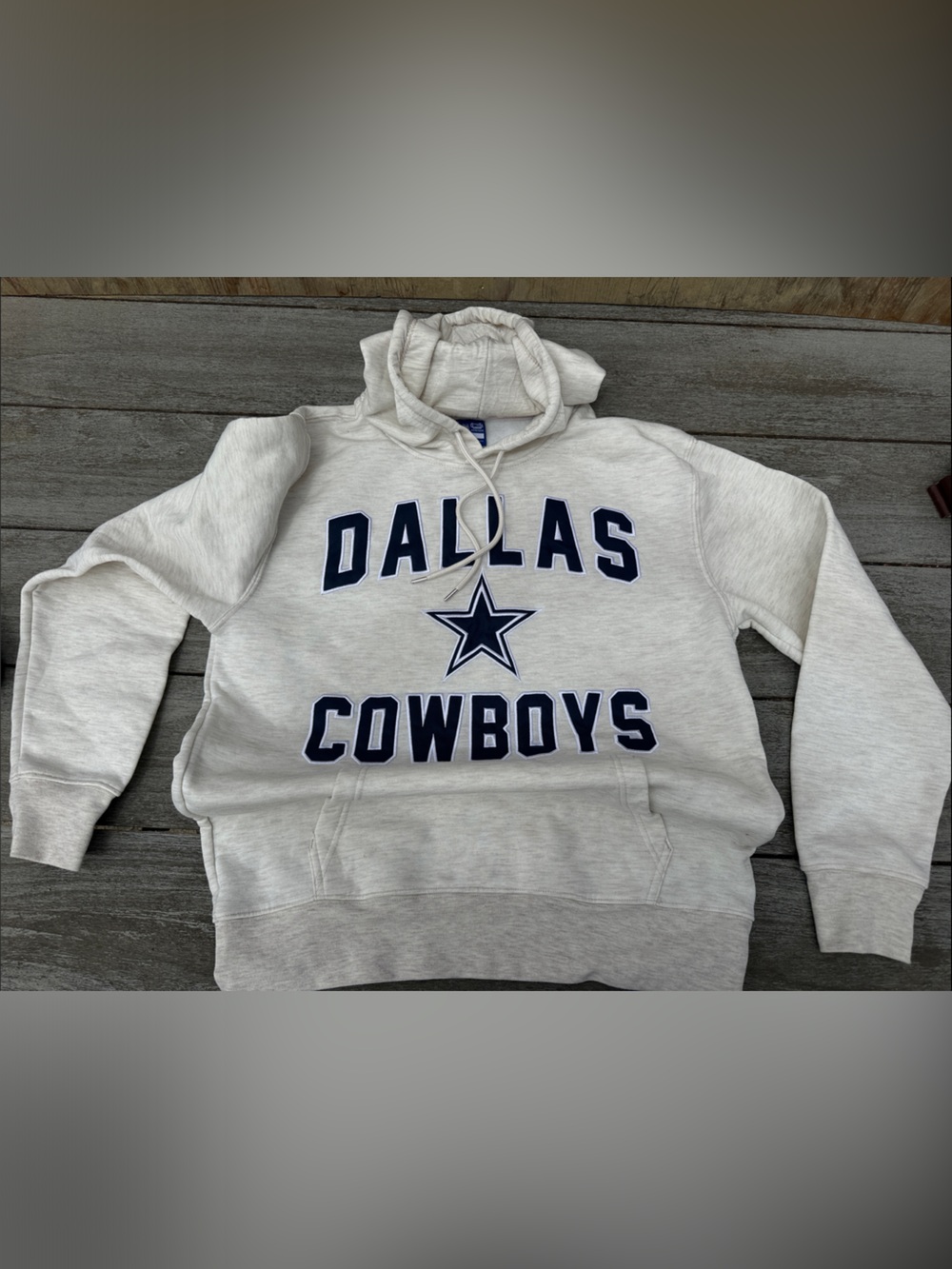 Dallas Cowboys Women's Gray Pullover Hoodie